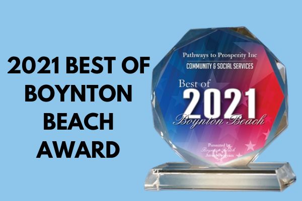 Pathways to Prosperity Inc. Receives 2021 Best of Boynton Beach Award
